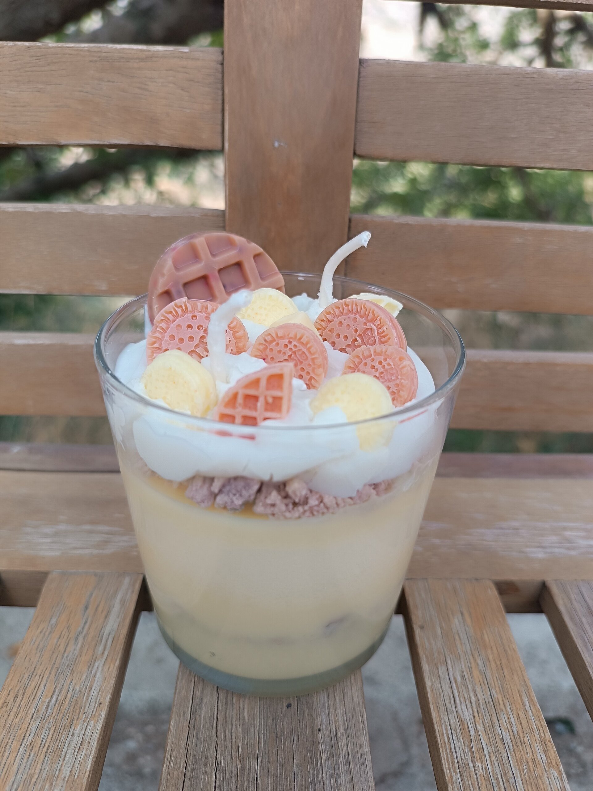 Vela. "Batido de plátano con galletas" - 2