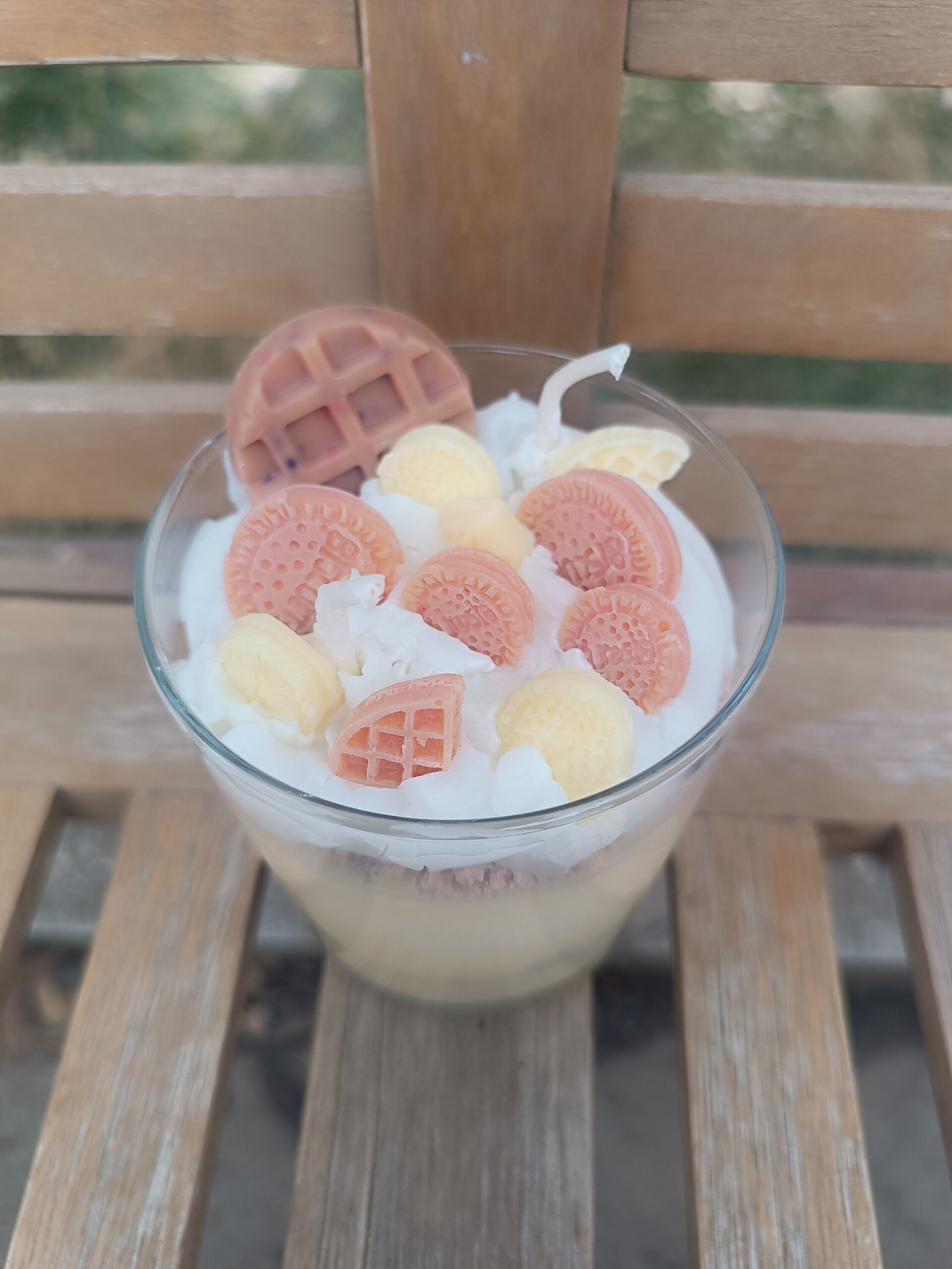 Vela. "Batido de plátano con galletas" - 4